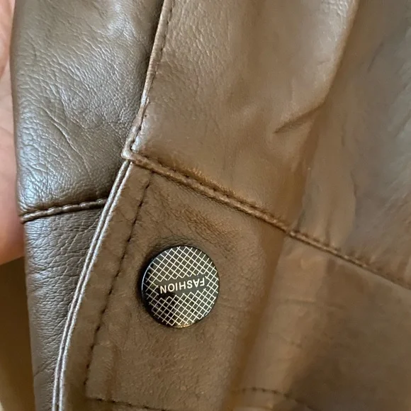 Vegan leather men’s jacket 2XL- fits like XL - Picture 6 of 8